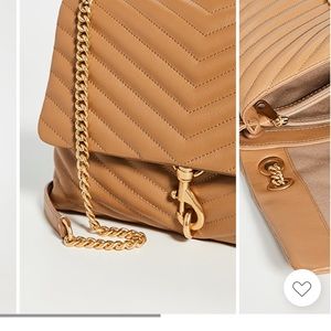 Rebecca Minkoff Edie Flap Shoulder Bag Cool Tan